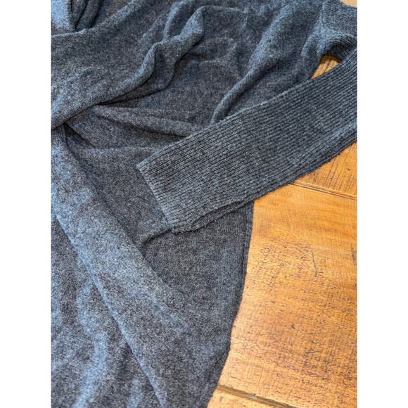 Athleta Womens Finale Gray Wool Cashmere Convertible Sweater Thumbholes XS - Picture 9 of 10
